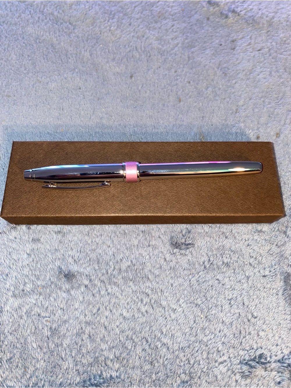 CROSS Pink Accent Chrome Pen - Brand New with box - Picture 2 of 6